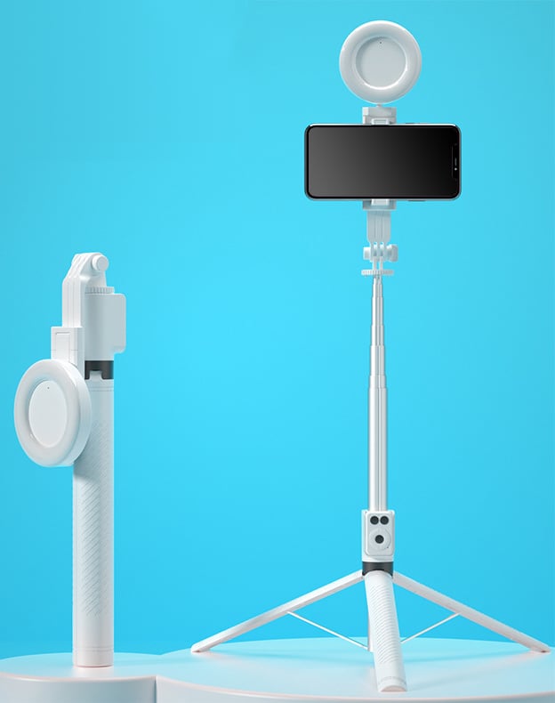 New 6 in 1 Bluetooth Selfie Stick