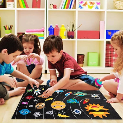 Children's teaching felt board