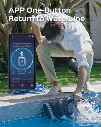 WYBOT L1 High-end Corded Robotic Pool Cleaner with APP Control