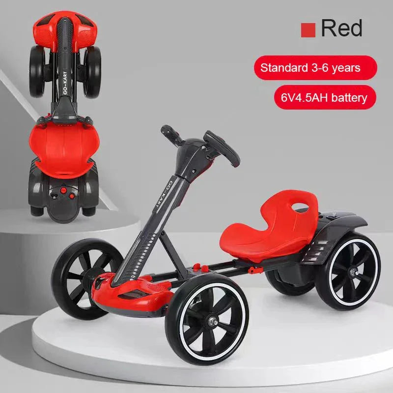 🛒Foldable Kids Electric Kart