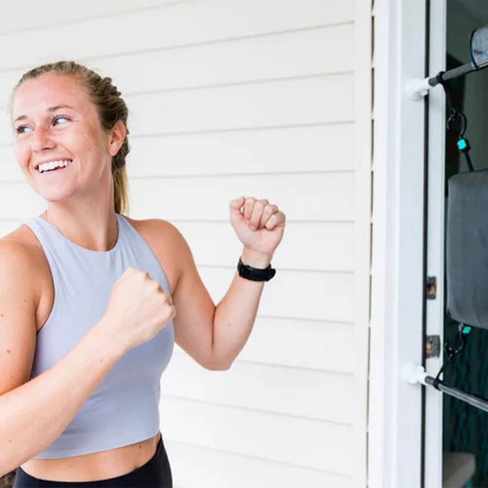 PunchFit - Door-Mounted Punching Bag (+ Free Boxing Gloves )