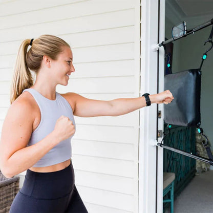 PunchFit - Door-Mounted Punching Bag (+ Free Boxing Gloves )