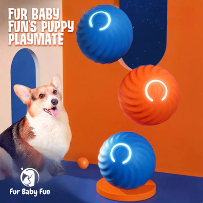 Fur Baby Fun™ Puppy PlayMate: LED Magic Motion Ball