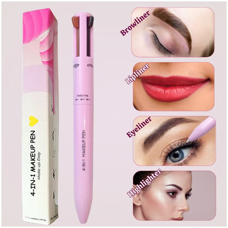 4in1 Waterproof Makeup Pencil - 1+1 FREE