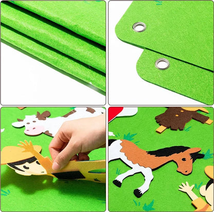 Children's teaching felt board