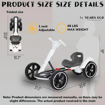 🛒Foldable Kids Electric Kart