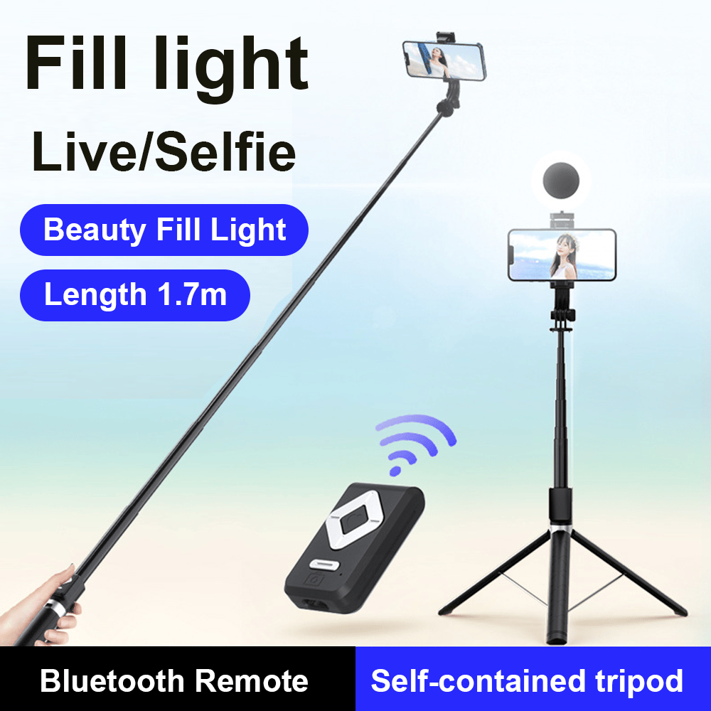 New 6 in 1 Bluetooth Selfie Stick